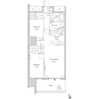 ザ・パークハビオ北千住の間取図