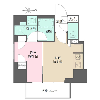 インプルーブ西日暮里の間取図