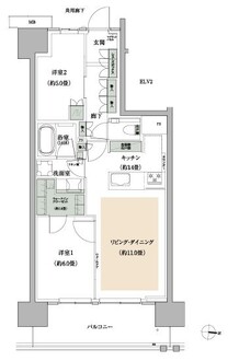 ザ・パークハウス亀戸九丁目の間取図