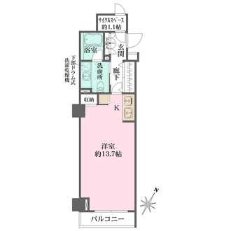 日本橋室町デュープレックスポーションの間取図