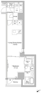 ザ・パークハビオ日本橋茅場町の間取図