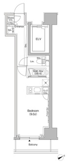 ザ・パークハビオ日本橋茅場町の間取図
