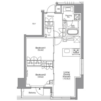 ザ・パークハビオ本所吾妻橋の間取図