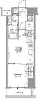 ザ・パークハビオ本所吾妻橋の間取図