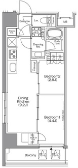 ザ・パークハビオ本所吾妻橋の間取図