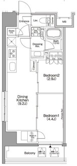 ザ・パークハビオ本所吾妻橋の間取図