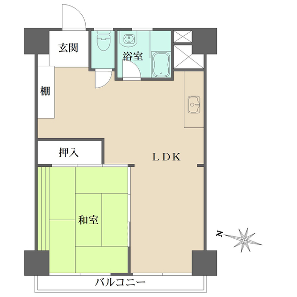 メゾンイセザキの間取図