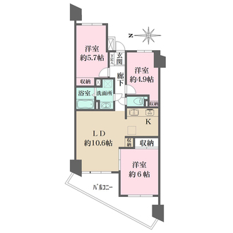 メゾン横浜能見台IIの間取図