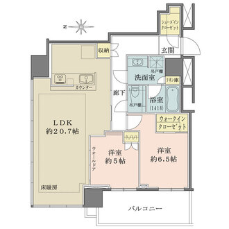 THE TOWER 湘南辻堂の間取図