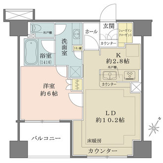 BELISTA横浜の間取図