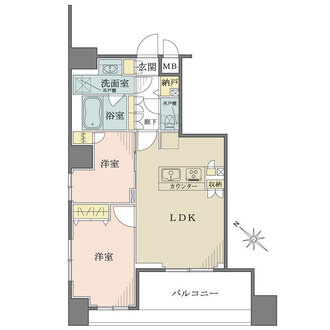 シュバルロレッタ川崎の間取図