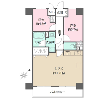 レクセル新子安の間取図