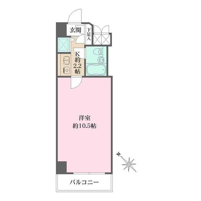 藤和赤坂コープの間取図