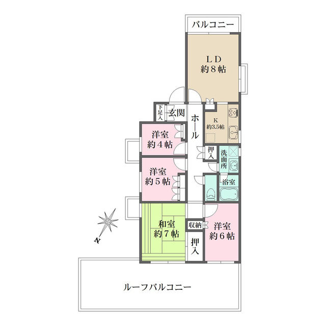 藤和シティコープ桜新町の間取図