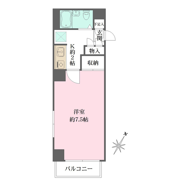 メゾン・ド・ボックスの間取図