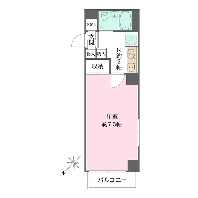 メゾン・ド・ボックスの間取図