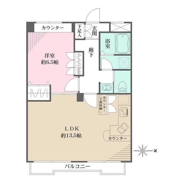 精養堂アパートメンツの間取図