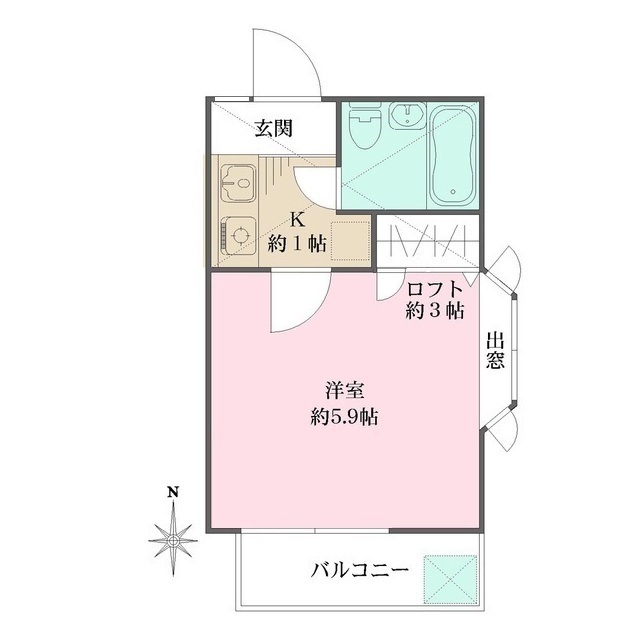 ハート・サイド和の間取図