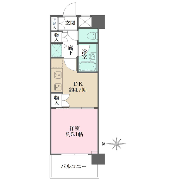 シティスクエア恵比寿の間取図