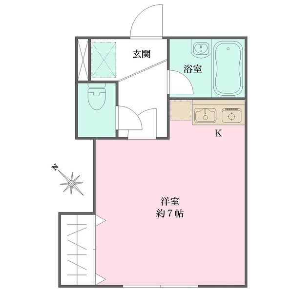 グランパークの間取図
