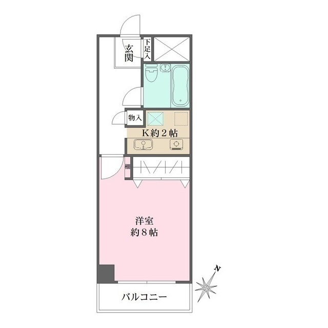 パラッツォの間取図