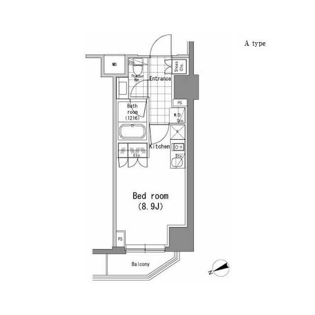 パークハビオ新橋の間取図
