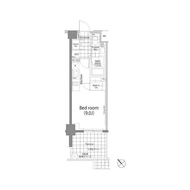 パークハビオ中目黒の間取図