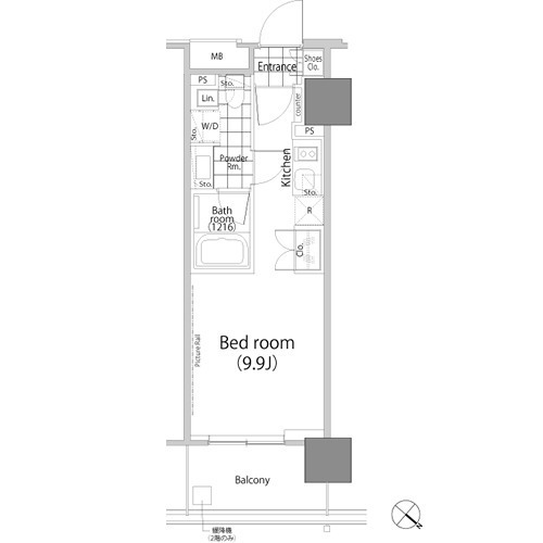 パークハビオ赤坂タワーの間取図