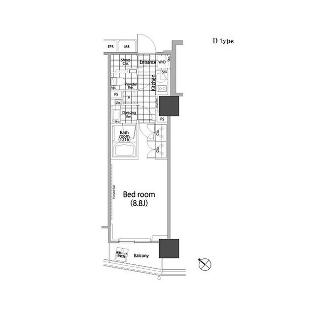 パークハビオ赤坂タワーの間取図
