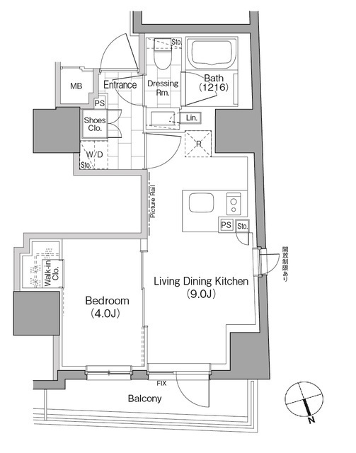 ザ・パークハビオ品川戸越の間取図