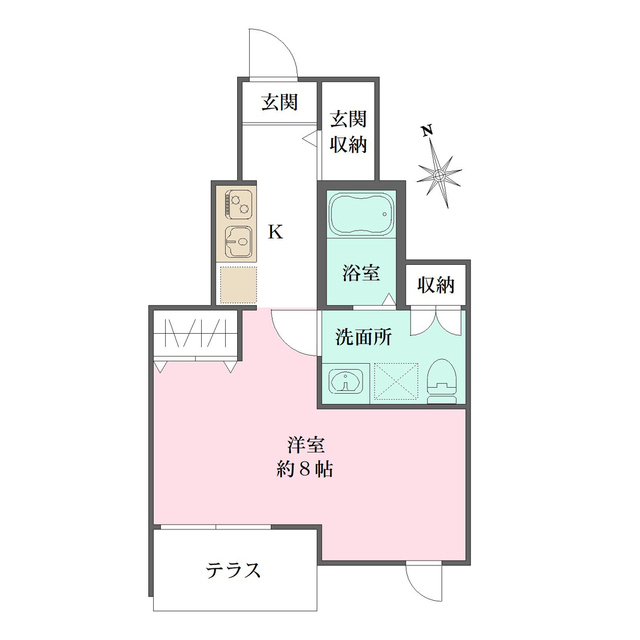 恵比寿樹乃家の間取図