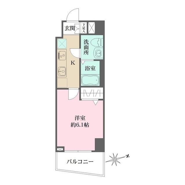 ステージグランデ高輪の間取図