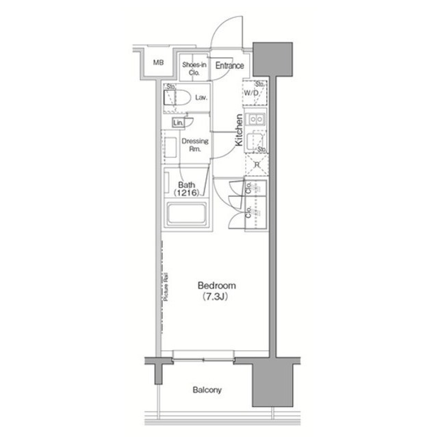 ザ・パークハビオ目黒の間取図