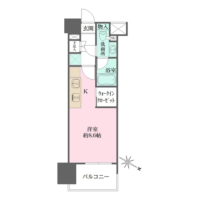 ザ・パークハビオ目黒の間取図
