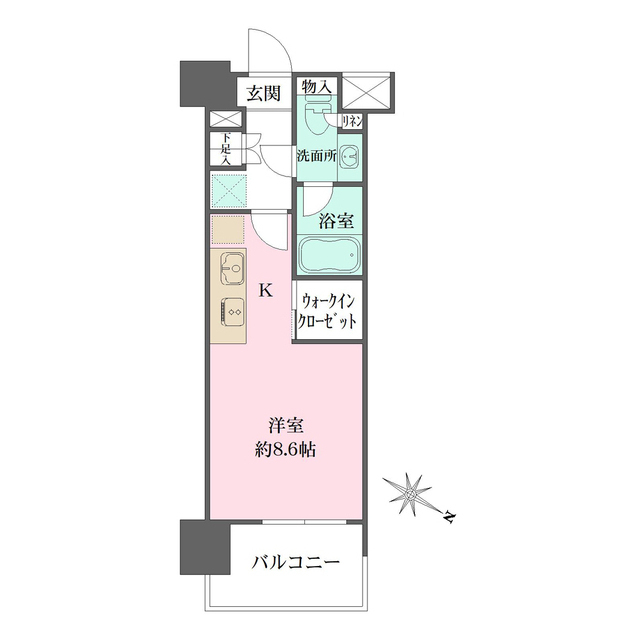 ザ・パークハビオ目黒の間取図