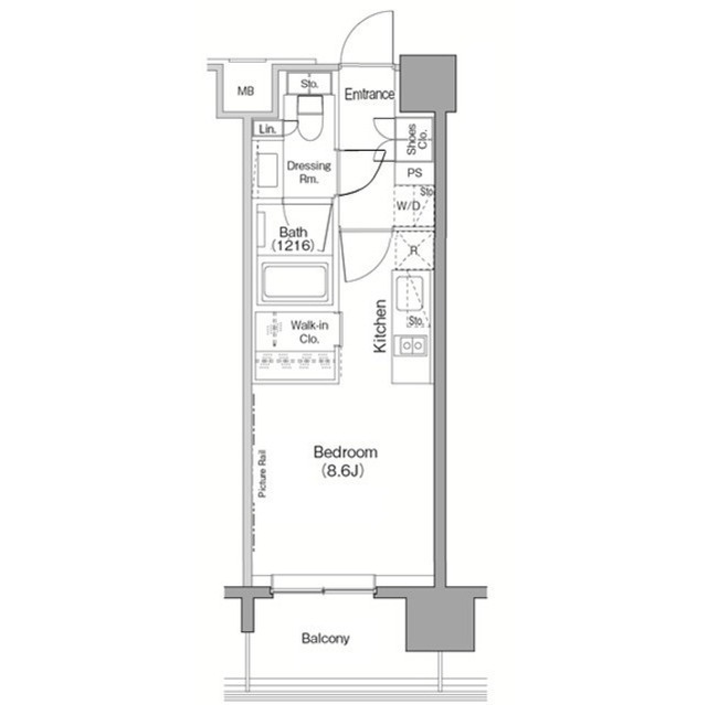 ザ・パークハビオ目黒の間取図