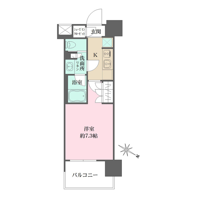 ザ・パークハビオ目黒の間取図