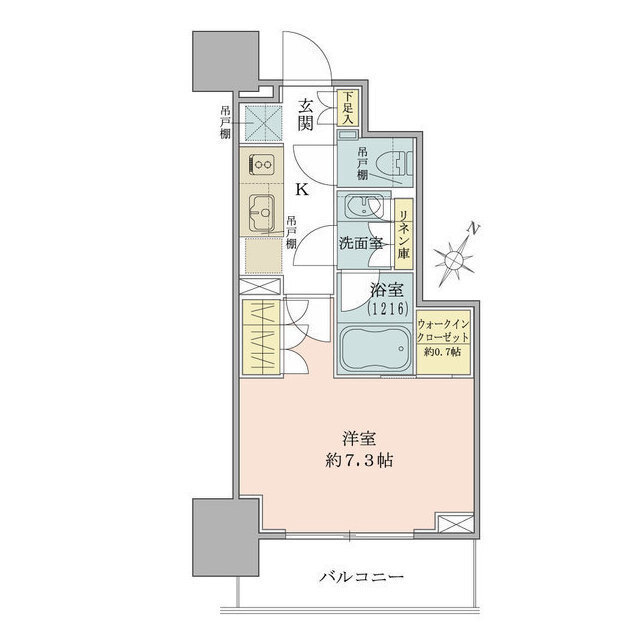 ザ・パークワンズ品川戸越の間取図