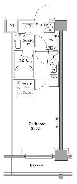 ザ・パークハビオ三軒茶屋テラスの間取図