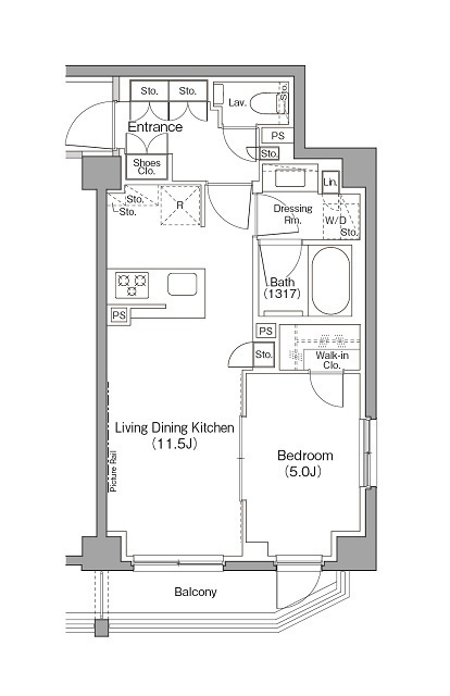 ザ・パークハビオ三軒茶屋テラスの間取図