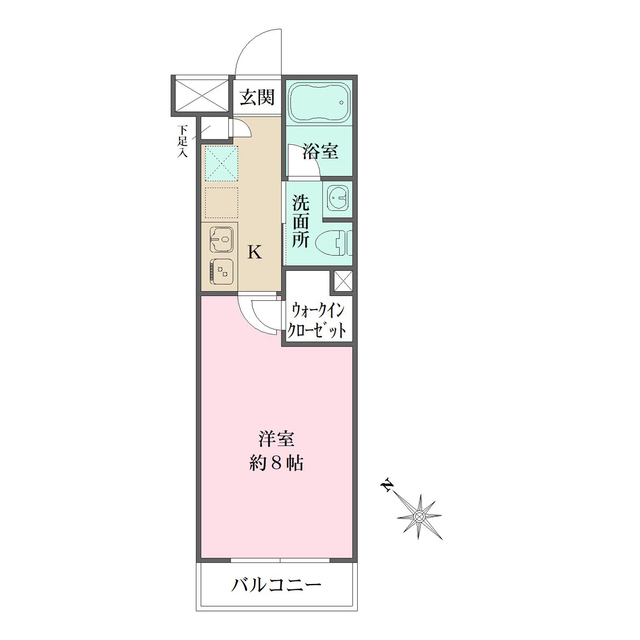 ベルフェリーク西小山の間取図