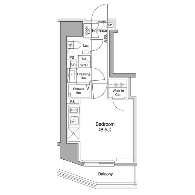 ザ・パークハビオ蒲田の間取図