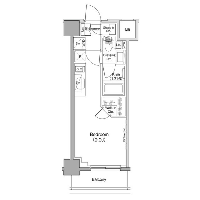 ザ・パークハビオ西大井の間取図