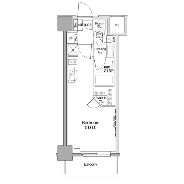 ザ・パークハビオ西大井の間取図