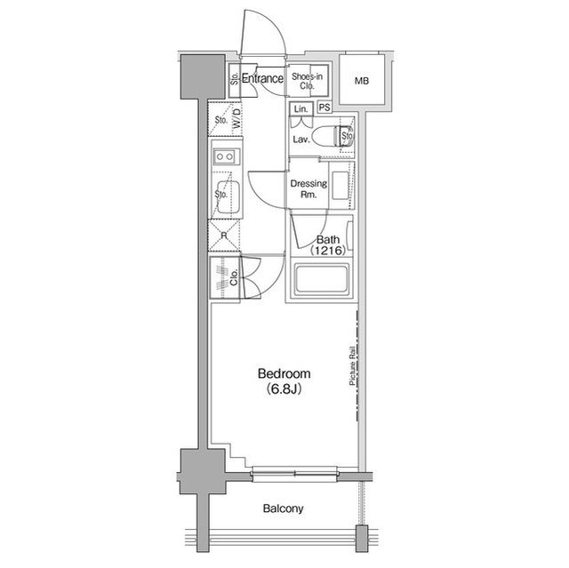 ザ・パークハビオ西大井の間取図