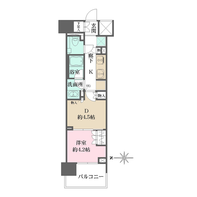 ザ・パークハウスアーバンス渋谷の間取図