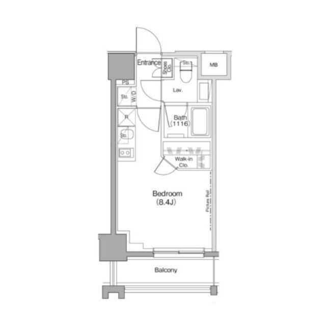 ザ・パークハビオ目黒レジデンスの間取図