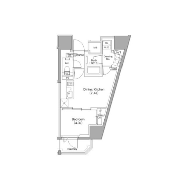 ザ・パークハビオ南大井の間取図