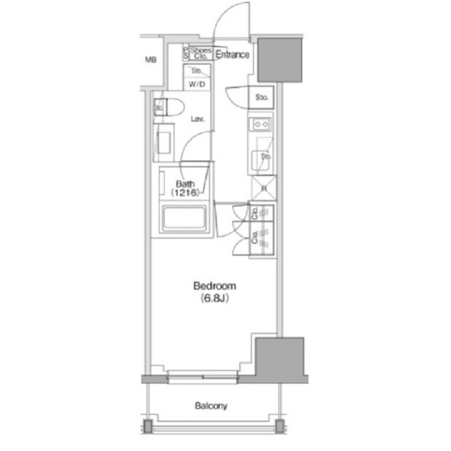 ザ・パークハビオ南大井の間取図