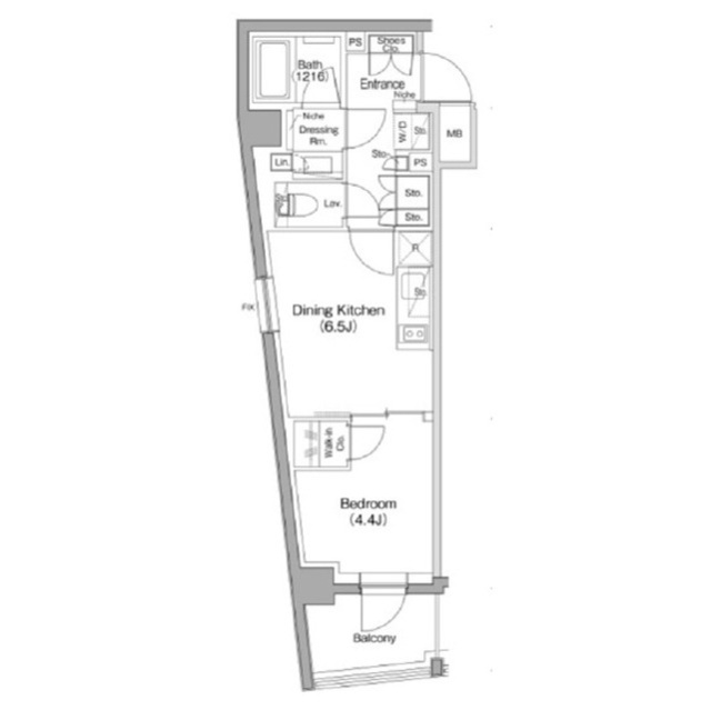 ザ・パークハビオ南大井の間取図